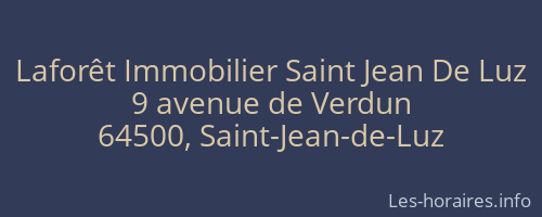 Laforêt Immobilier Saint Jean De Luz