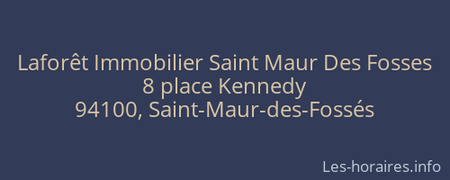 Laforêt Immobilier Saint Maur Des Fosses