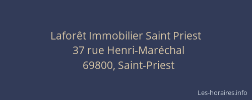 Laforêt Immobilier Saint Priest