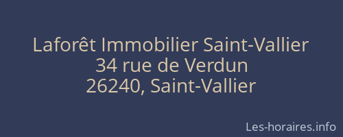 Laforêt Immobilier Saint-Vallier