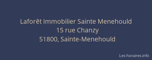 Laforêt Immobilier Sainte Menehould