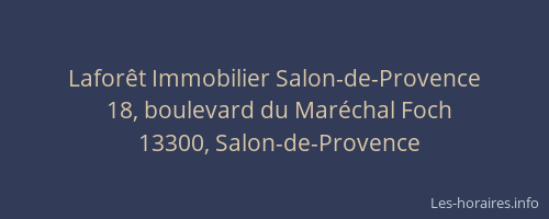 Laforêt Immobilier Salon-de-Provence