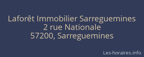 Laforêt Immobilier Sarreguemines
