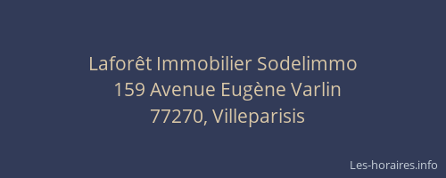 Laforêt Immobilier Sodelimmo