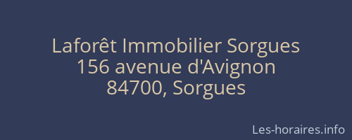 Laforêt Immobilier Sorgues