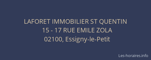 LAFORET IMMOBILIER ST QUENTIN