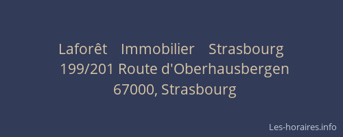 Laforêt    Immobilier    Strasbourg