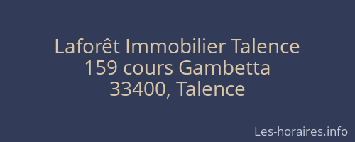 Laforêt Immobilier Talence