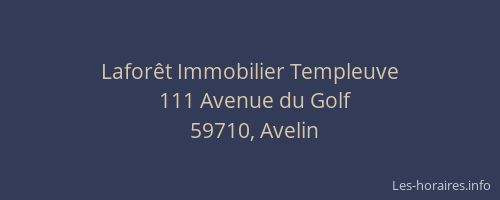 Laforêt Immobilier Templeuve