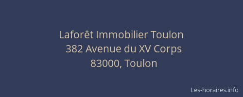 Laforêt Immobilier Toulon