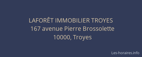 LAFORÊT IMMOBILIER TROYES