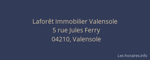 Laforêt Immobilier Valensole
