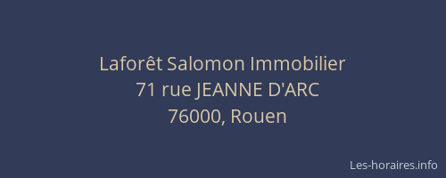 Laforêt Salomon Immobilier