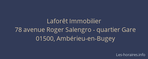 Lafor�t Immobilier
