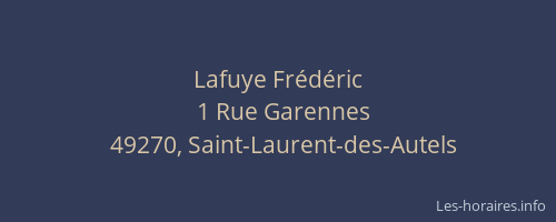 Lafuye Frédéric