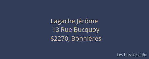 Lagache Jérôme