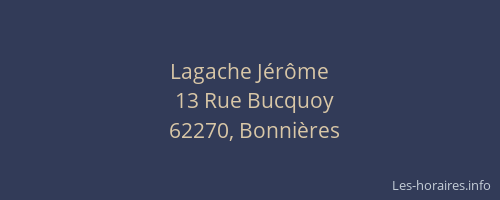 Lagache J&eacute;r&ocirc;me