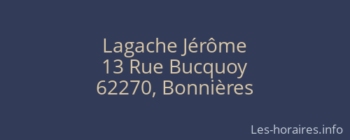 Lagache Jérôme