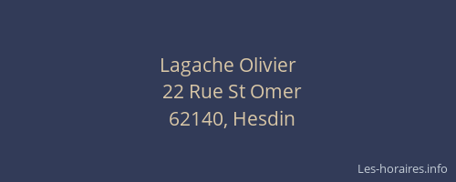 Lagache Olivier