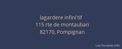 lagardere infini'tif