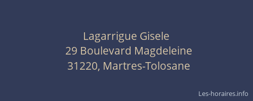 Lagarrigue Gisele