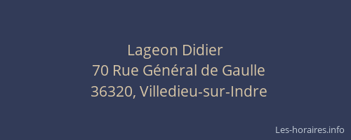Lageon Didier