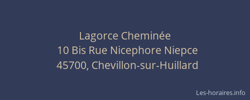 Lagorce Chemin&eacute;e