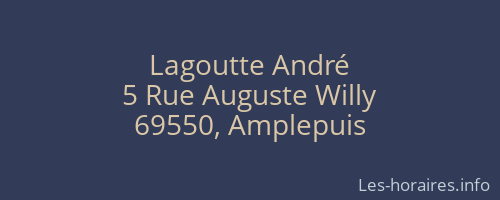 Lagoutte André