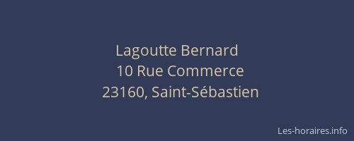 Lagoutte Bernard