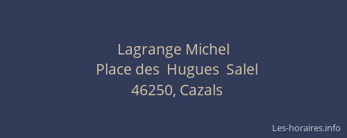 Lagrange Michel