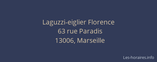 Laguzzi-eiglier Florence