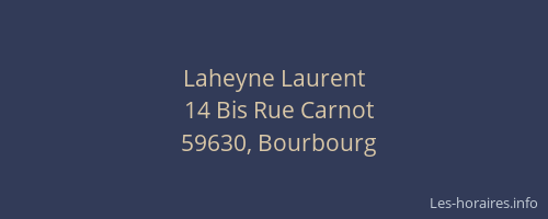 Laheyne Laurent