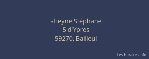Laheyne Stéphane