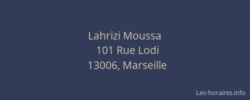 Lahrizi Moussa