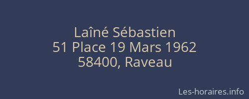 Laîné Sébastien