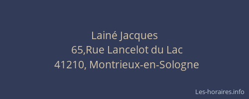 Lain&eacute; Jacques