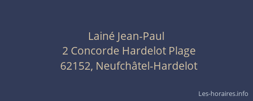 Lain&eacute; Jean-Paul