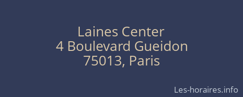 Laines Center