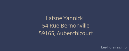 Laisne Yannick