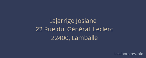 Lajarrige Josiane