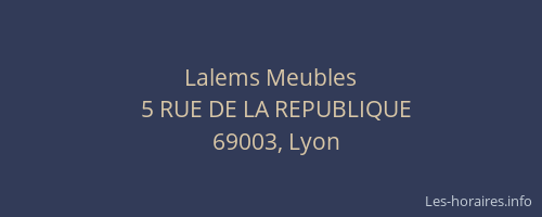 Lalems Meubles