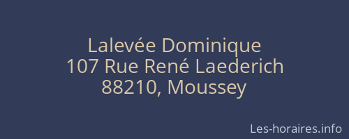 Lalevée Dominique