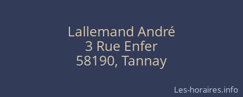 Lallemand André