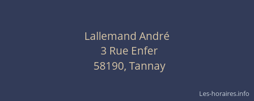Lallemand Andr&eacute;