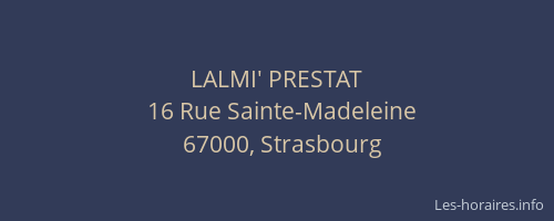 LALMI' PRESTAT