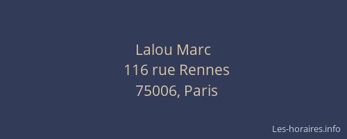 Lalou Marc