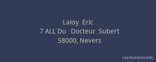 Laloy  Eric
