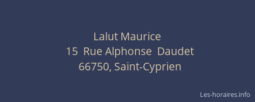 Lalut Maurice