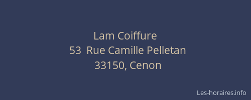 Lam Coiffure