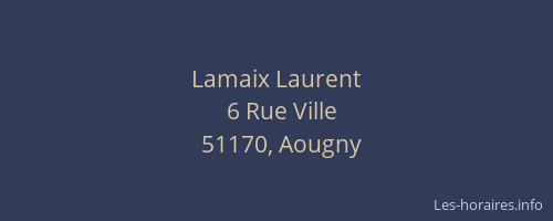 Lamaix Laurent